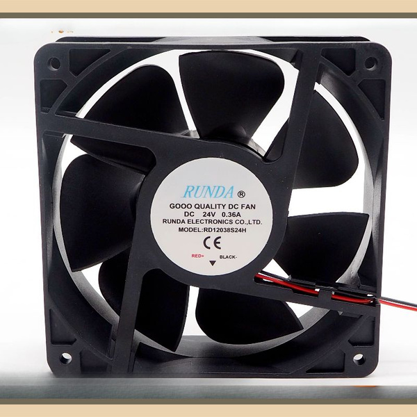Новый вентилятор охлаждения RD12038S24H DC24V 0.36A 12CM для частотного ...