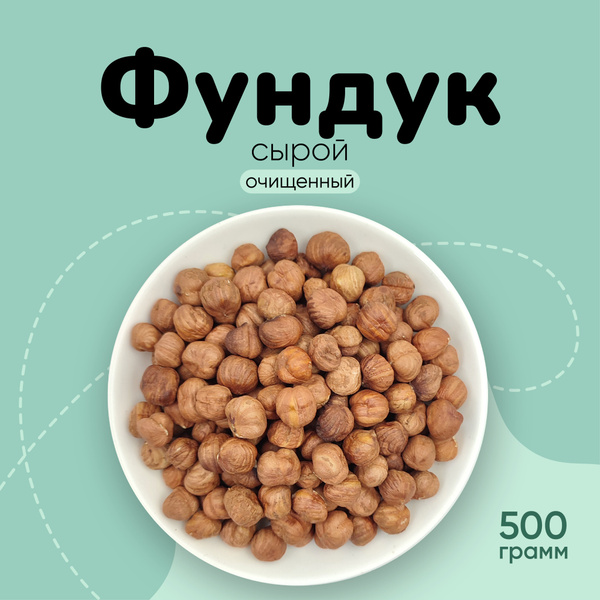 Фундук сырой очищенный 500г купить на OZON по низкой цене (1633077940)
