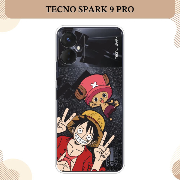 Силиконовый чехол на Tecno Spark 9 Pro / Текно Спарк 9 Про аниме One ...