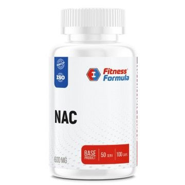 N-ацетилцистеин (NAC) 600 мг 100 капсул Fitness Formula - купить с ...