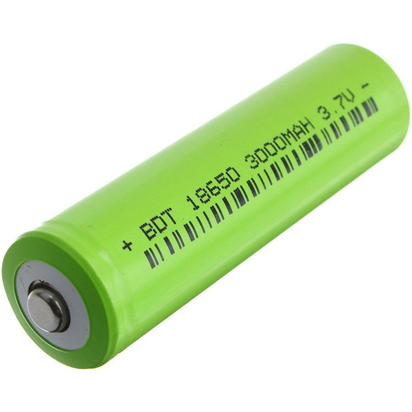 Аккумулятор 3.7V 3.0Ah Li-Ion 18650, выпуклый + - купить с доставкой по ...