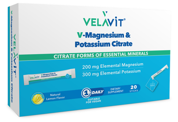 Velavit V-Цитрат магния и калия 20 г - купить с доставкой по выгодным ...