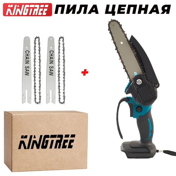 Kingtree бензопила 21 В, 6" дюймов, беспроводная,3000 об/мин ...