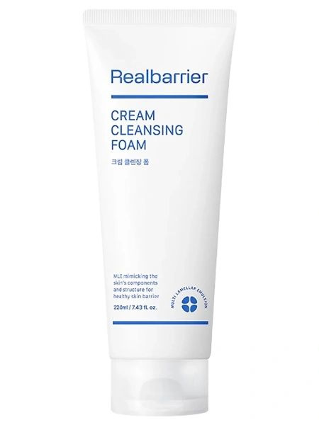 Очищающая пенка для умывания лица с пантенолом / Real Barrier Cream ...