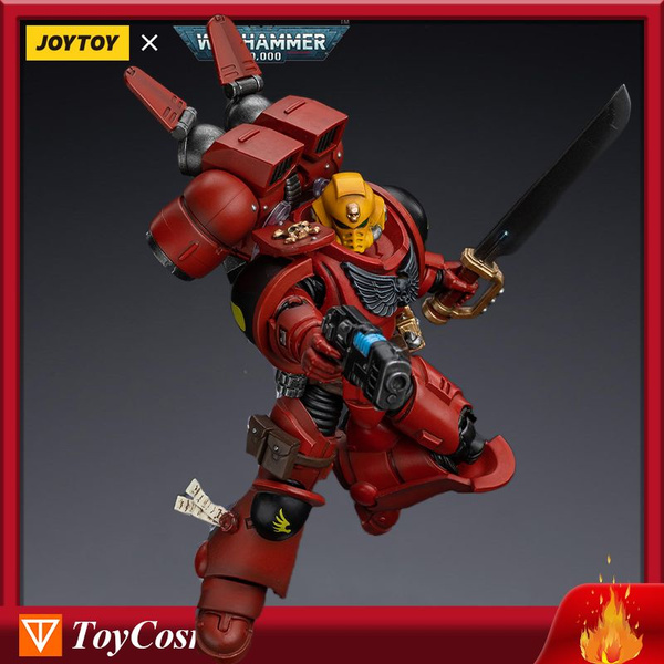 Figurine JoyToy Space Marines – Blood Angels Jump Pack Intercessors Sergeant With Plasma, Neuve