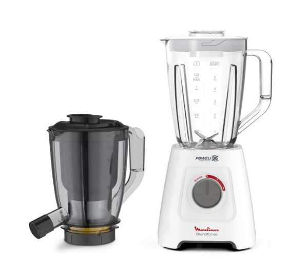Блендер Moulinex стационарный Moulinex Blendforce 2 LM42Q110, белый ...