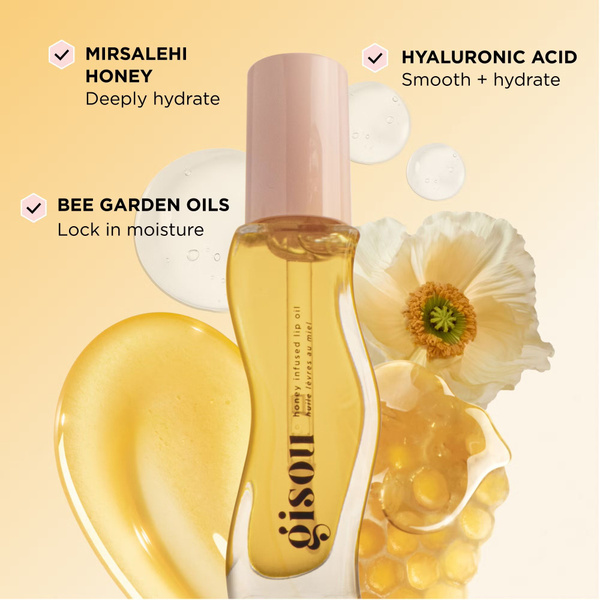 Gisou мини Медовое масло для губ Honey Infused Lip Oil 8ml - купить с ...
