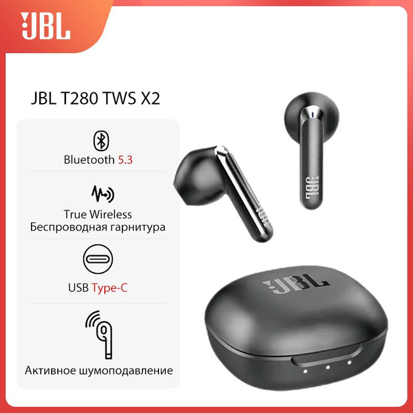 Характеристики JBL Наушники беспроводные с микрофоном, Bluetooth, USB ...