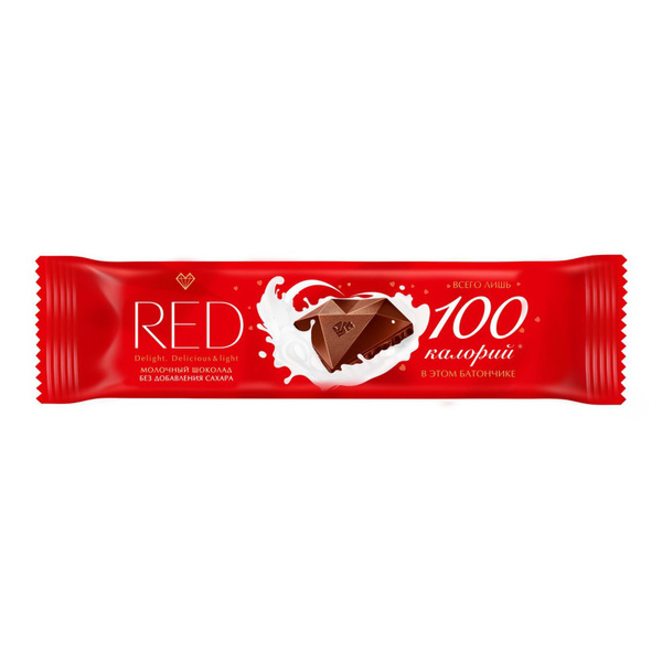 Шоколад Red молочный без сахара 26 г - купить с доставкой по выгодным ...