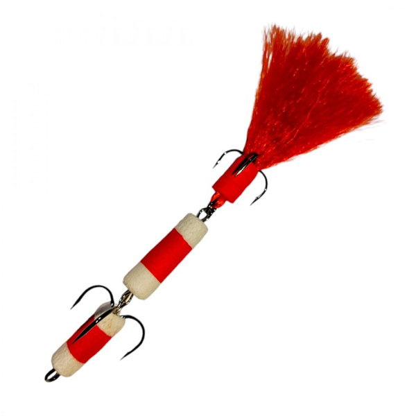 Мандула для рыбалки классика 80 мм. белый/красный купить c доставкой на ...