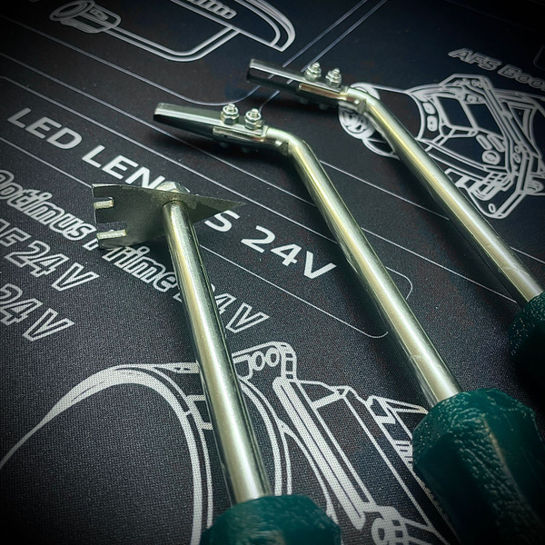 Набор инструментов для удаления герметика из паза фары, ТРИ предмета ...