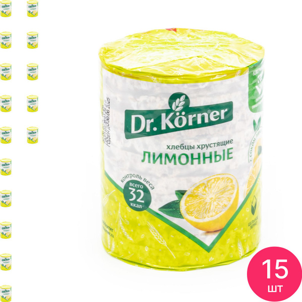 Хлебцы Dr. Korner / Доктор Кернер Злаковый коктейль Лимонный ...