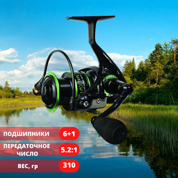 Катушка Stinger Blaxter, Безынерционная, Передний фрикцион купить по ...