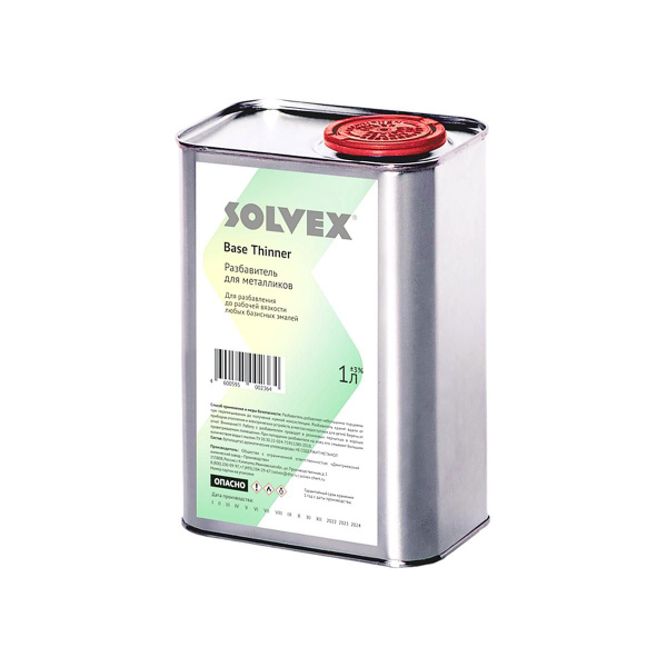 Разбавитель для металликов (базовых красок) Solvex Base Thinner 1 л ...