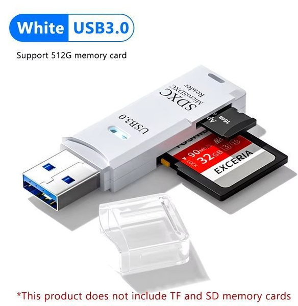 Адаптер для чтения карт SD microSD TF для ПК, ноутбуков USB 3.0 купить ...