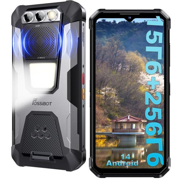 fossibot Мобильный телефон F106PRO 15 ГБ(8ГБ+7ГБ) ОЗУ 12000 мАч Android ...