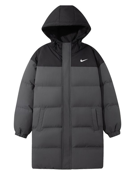 Пальто Nike, Зима, размер 48, цвет темно-серый меланж, Терилен - купить ...