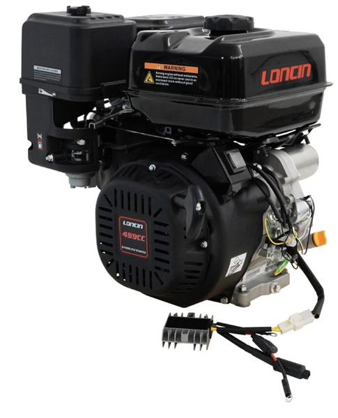 Двигатель бензиновый Loncin G500FD (A type) 22 л.с.,D25 18 Ампер купить ...