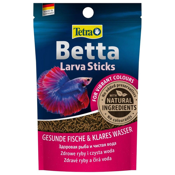 Корм для рыб TETRA Betta LarvaSticks в форме мотыля для петушков и ...
