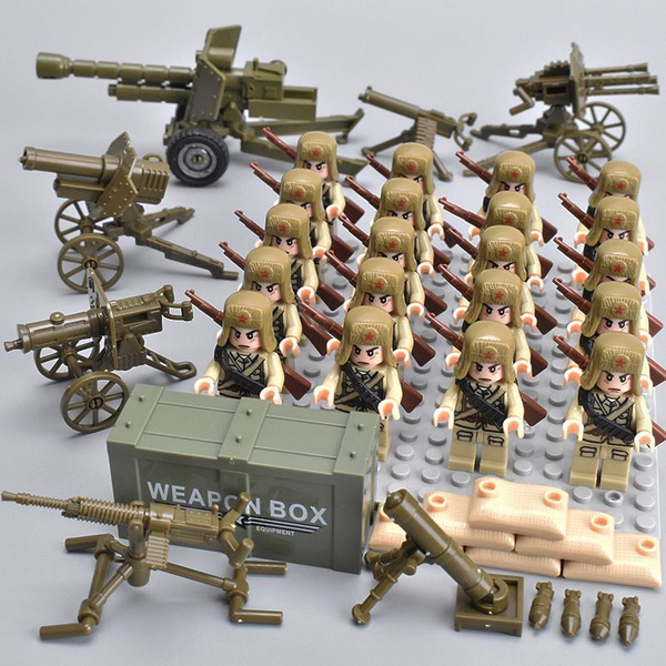 Военные фигурки Красная Армия / лего человечки военные / солдатики ссср ...