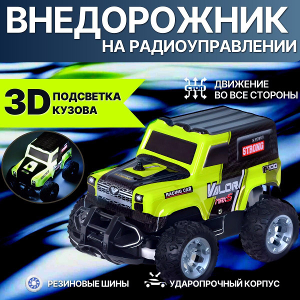 Внедорожник на радиоуправлении / с 3D подсветкой купить на OZON по ...