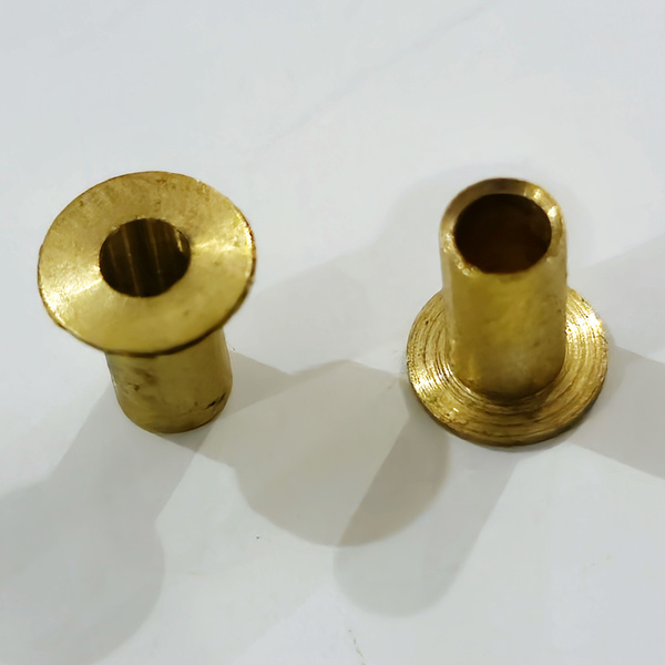 Заклепка пустотелая 6х5 латунная с плоской головкой ГОСТ 12639 (5 шт ...