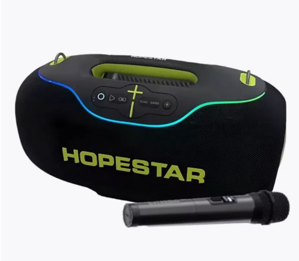 Колонка беспроводная Hopestar A80 с микрофоном, черная купить на OZON ...