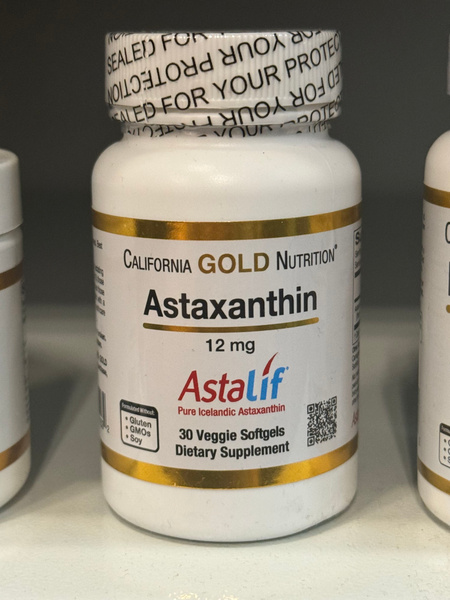 California Gold Nutrition Astaxanthin 12 mg, Астаксантин, 30 капсул ...