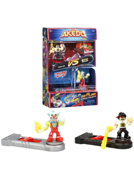 Akedo Ultimate Arcade Warriors Series 1 Turbo Chux Lee Action Figure Glow in the Dark Loose