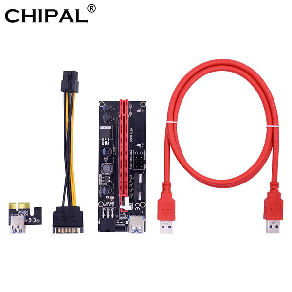 PCI-E райзер для видеокарты CHIPAL VER009S Riser PCIE удлинитель PCI ...