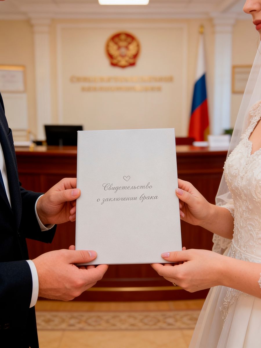 Обложка для свидетельства о браке А4 фото 3