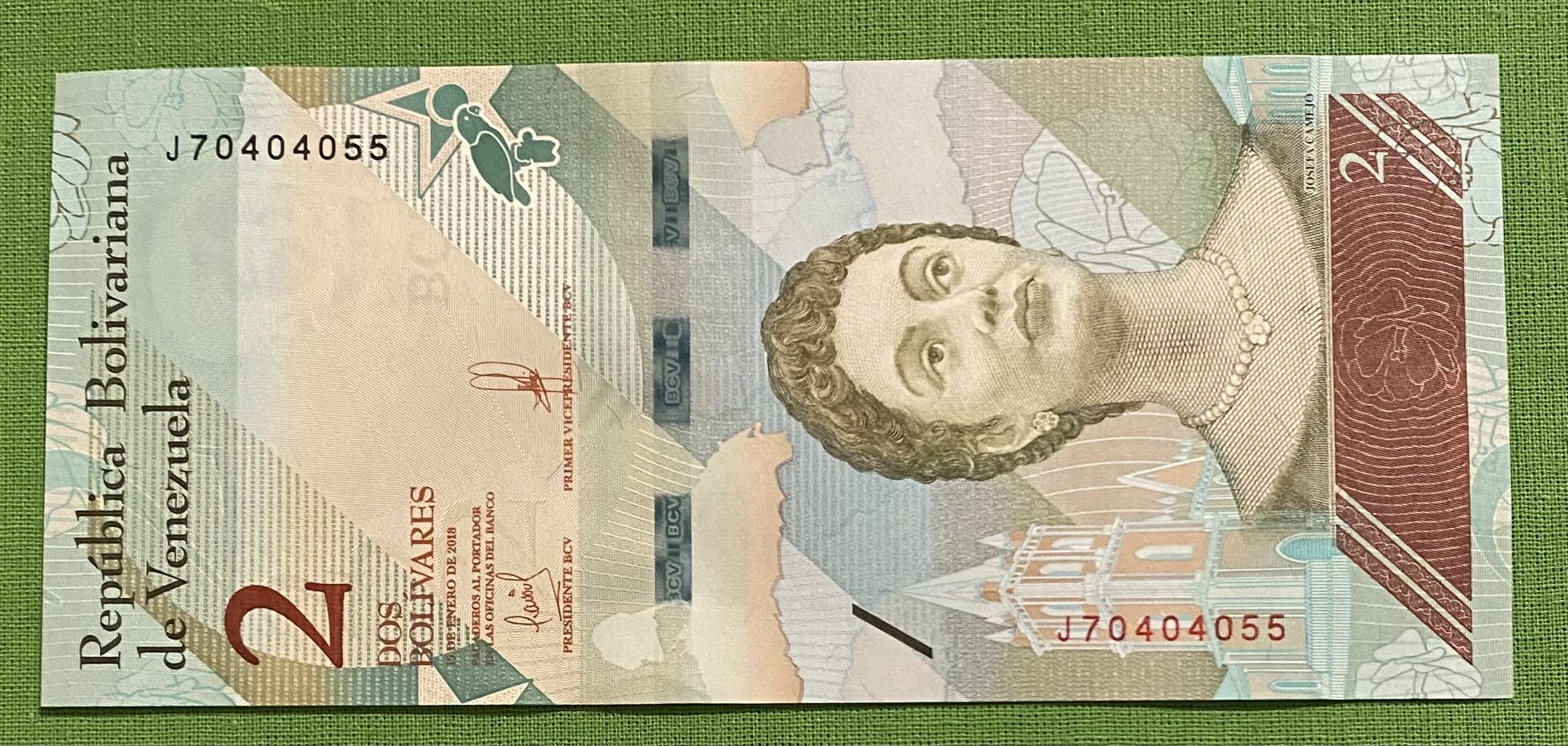 Купить Купюры Венесуэлы 10 Боливар 2008 Год