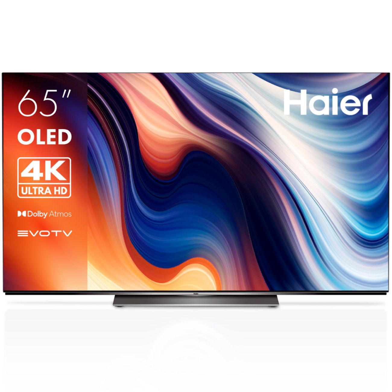 Haier Телевизор 65" 4K UHD, черный