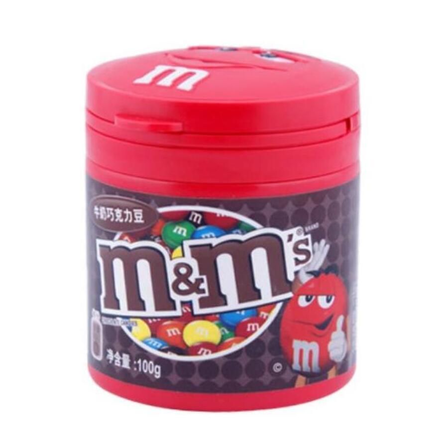 M m в баночке коричневый фото Драже M&Ms Chocolate в баночке, молочный шоколад, 100г - купить с доставкой по в