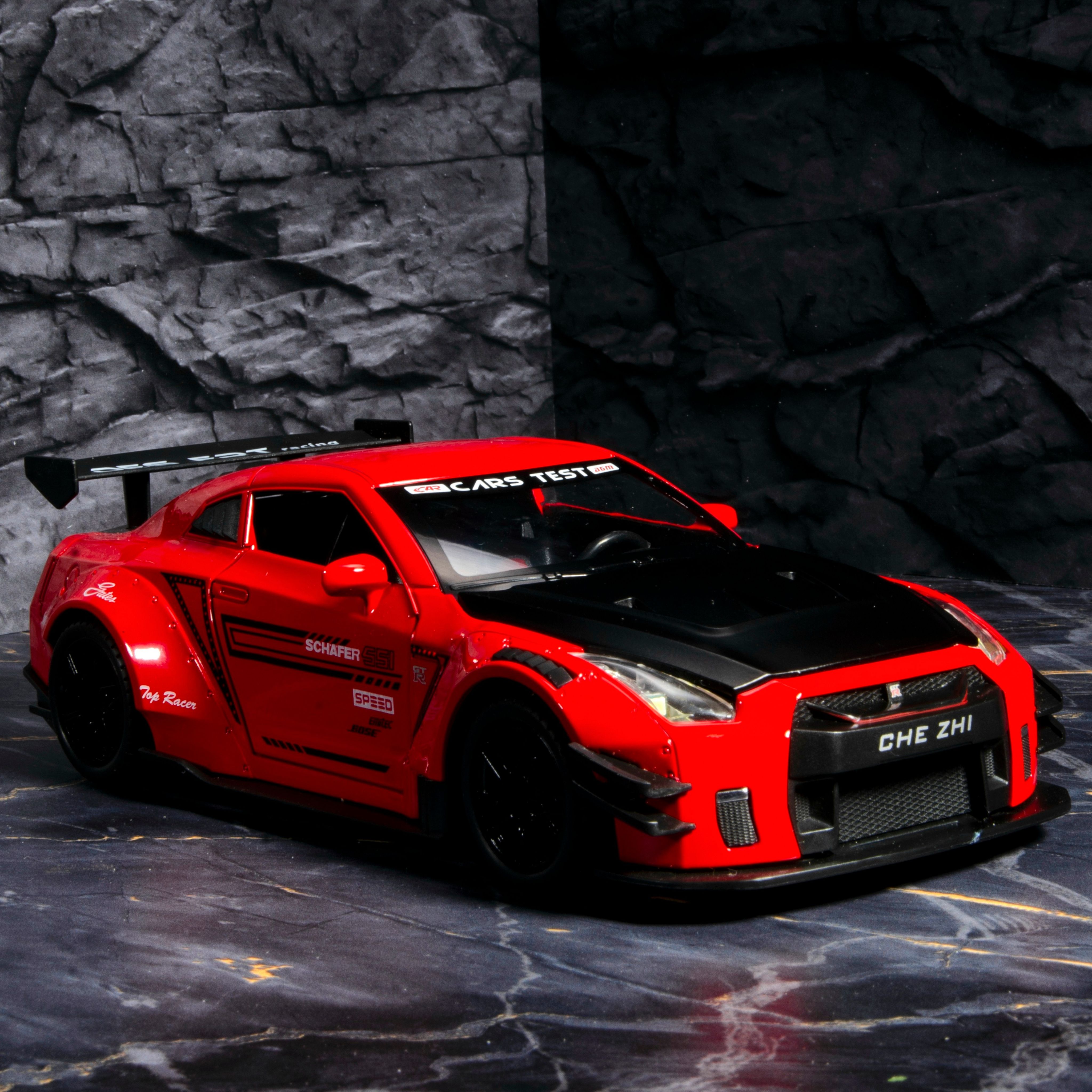 Коллекционная модель машинки Nissan Skyline GT-R R35 (Ниссан ГТР) Годзилла,  масштаб 1:24, открываются двери, капот, багажник, свет фар, звук мотора -  купить с доставкой по выгодным ценам в интернет-магазине OZON (291306209)