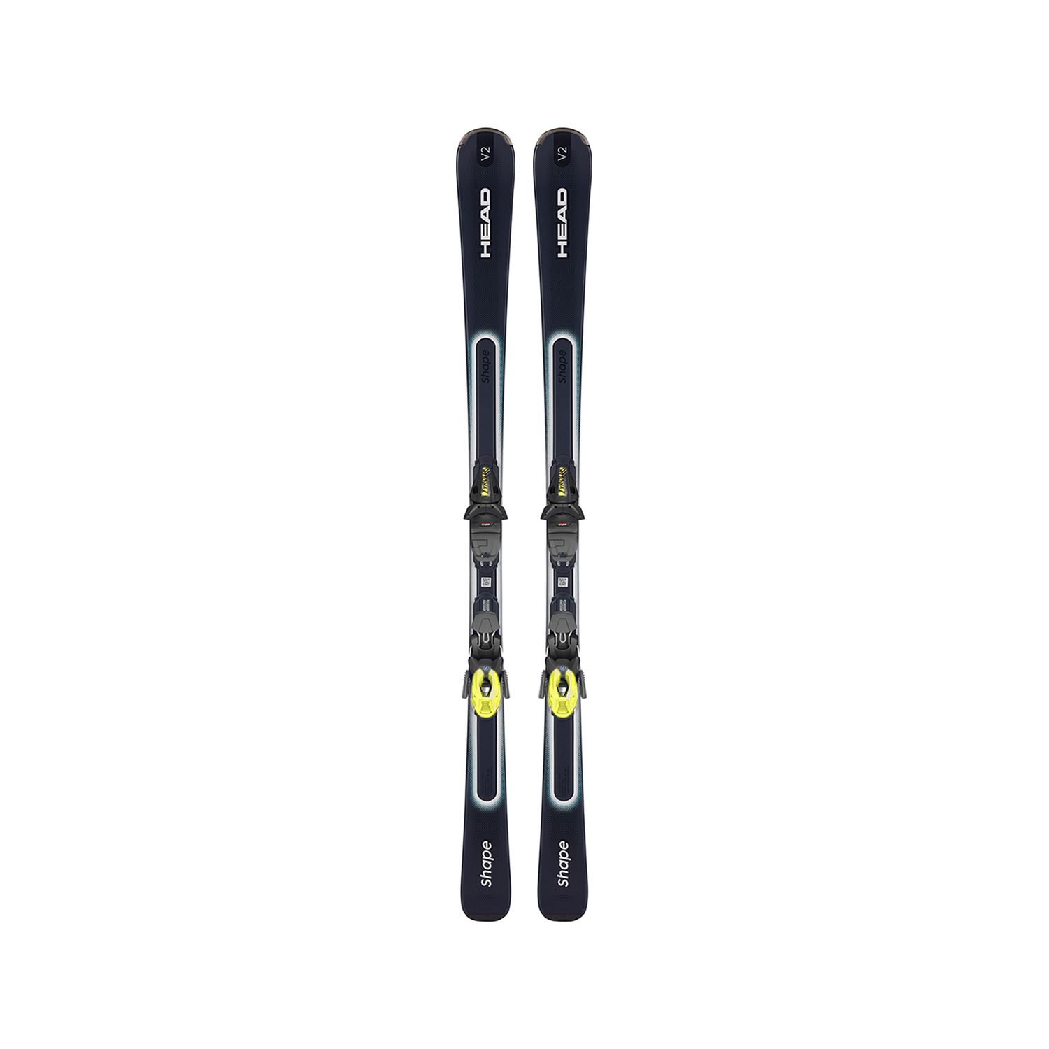 Горные лыжи с креплениями Head Shape V2 AMT-PR + PR 10 GW Black/Yellow 22/23