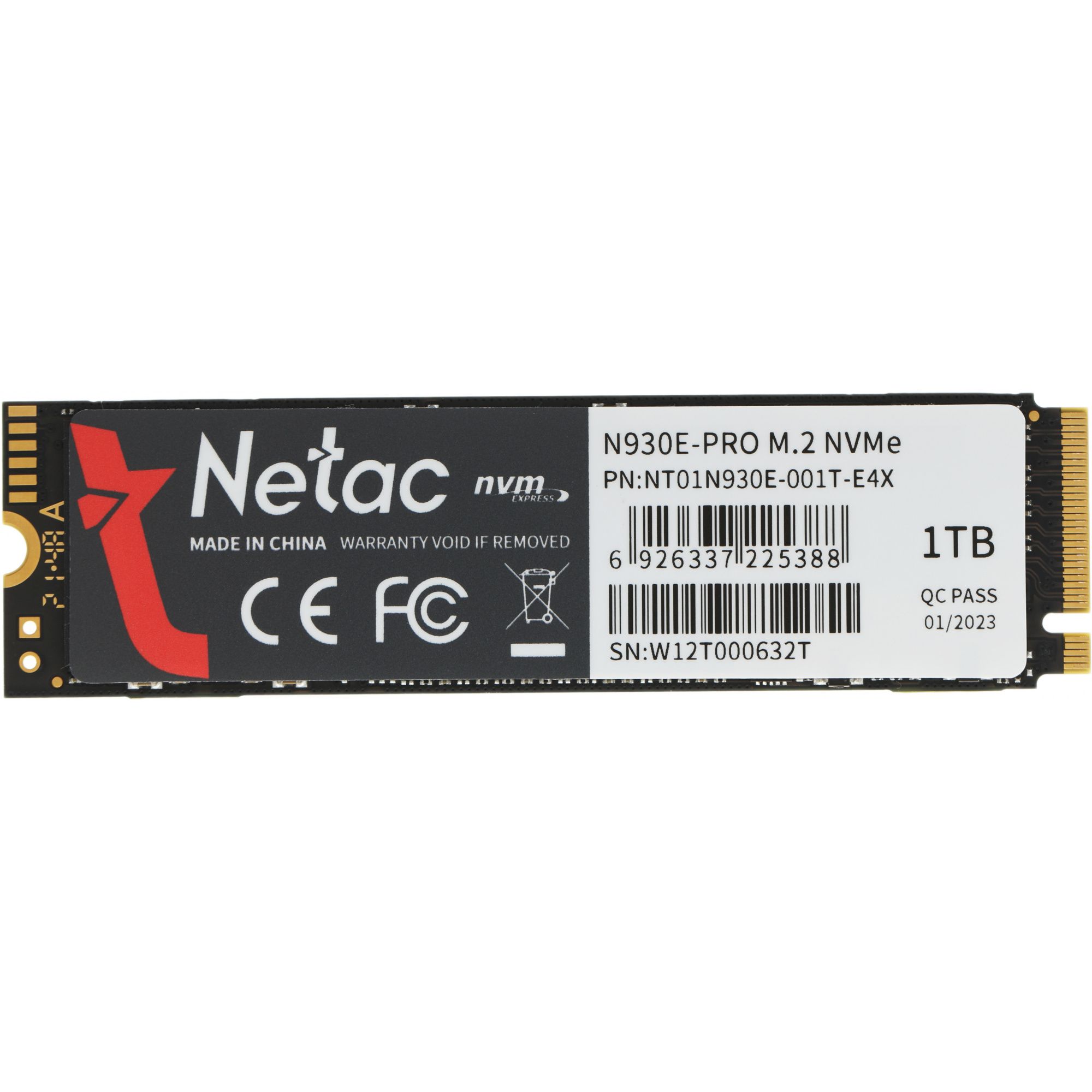 Netac1ТБВнутреннийSSD-дискNT01N930E-001T-E4X(NT01N930E-001T-E4X)