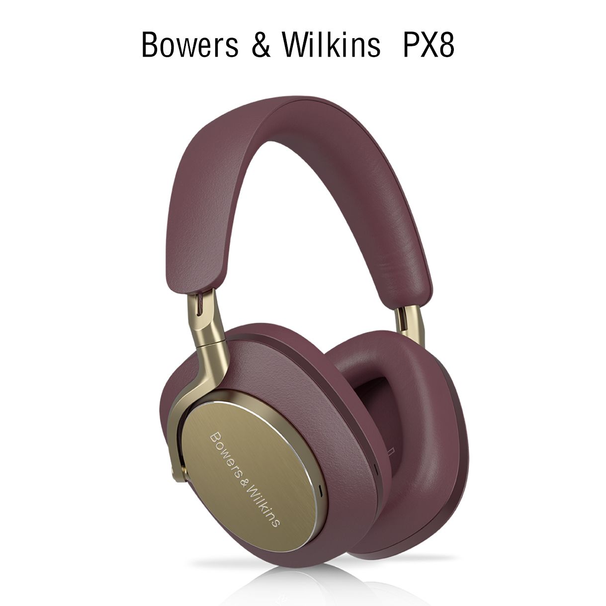 Bowers&WilkinsНаушникисмикрофономBowers&Wilkinspx8,Bluetooth,USBType-C,коричнево-красный