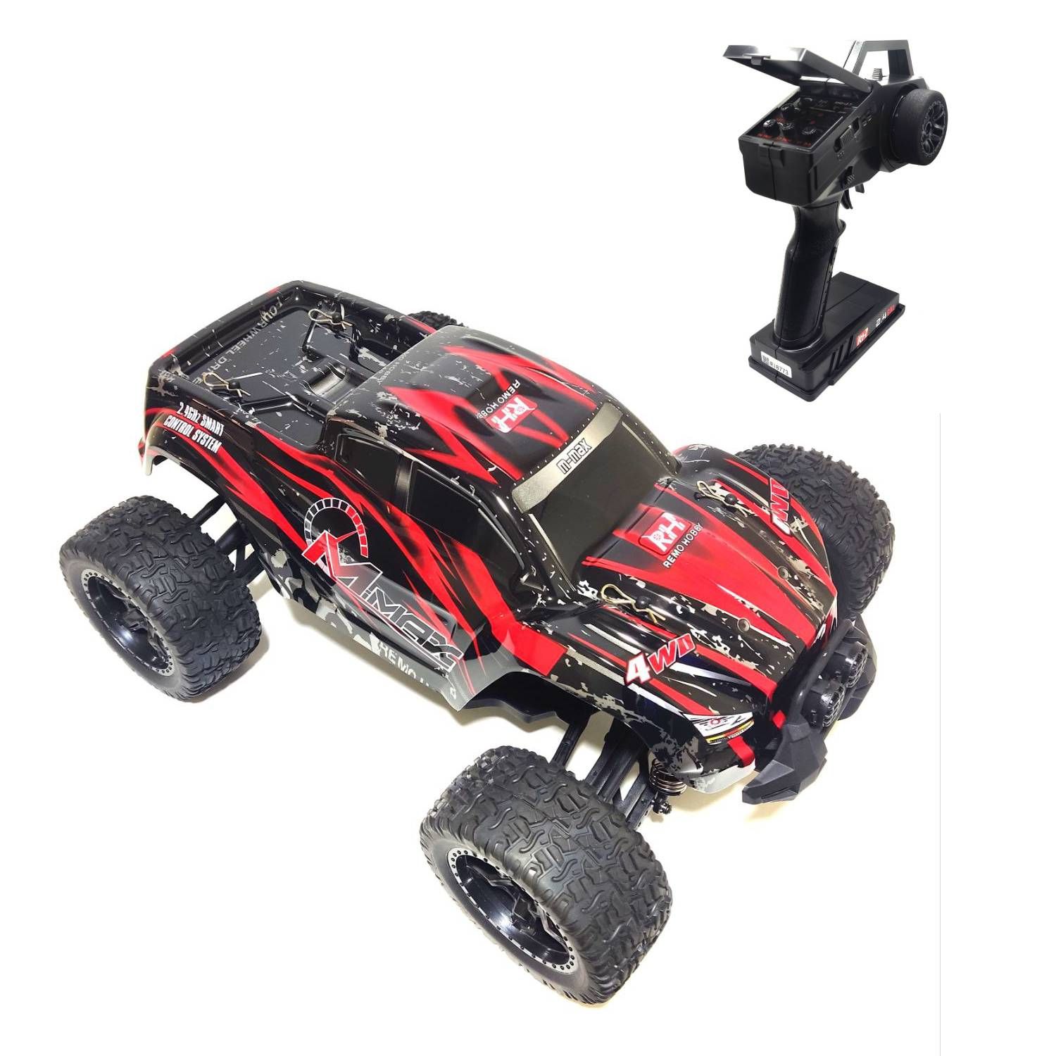 Радиоуправляемый монстр Remo Hobby RH1031 4WD RTR масштаб 1:10 2.4G -  RH1031-RED - купить с доставкой по выгодным ценам в интернет-магазине OZON  (355028724)