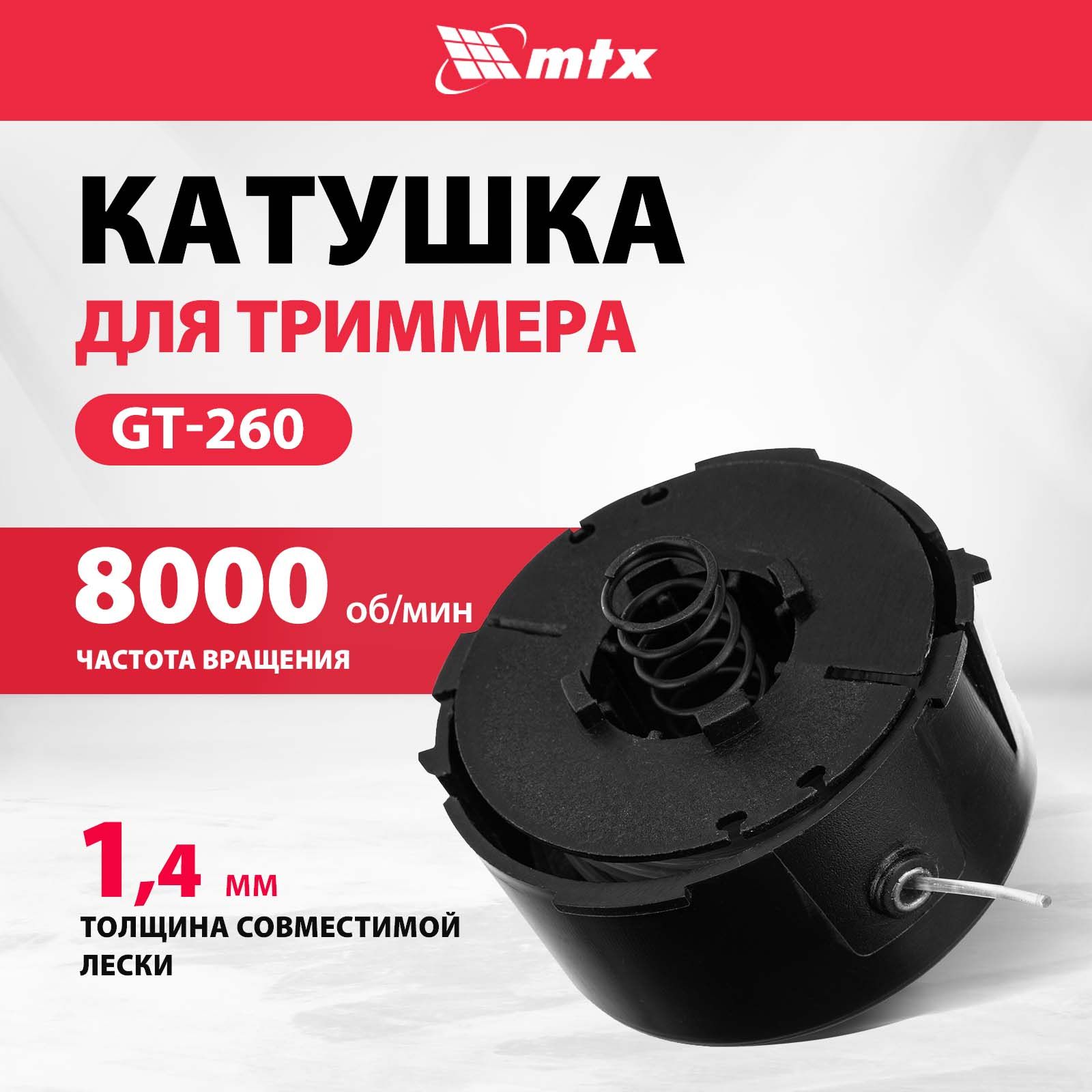 КатушкадлятриммераMTX,дляаккумуляторноготриммераGT-260(Кодтовара:1039463579),96315