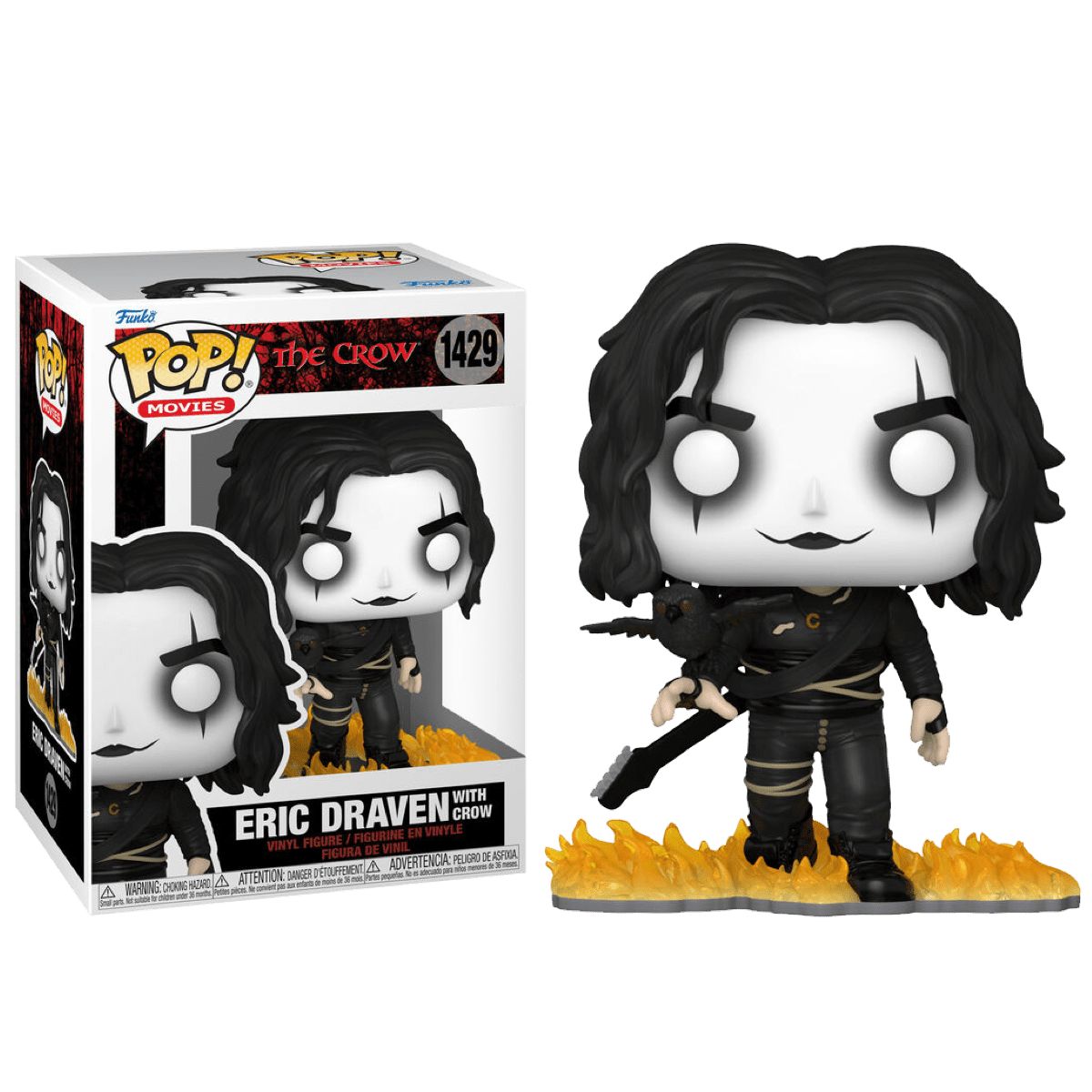 Фигурка Funko Pop! The Crow: Eric Draven with Crow (Фанко Поп Эрик Дрэйвен  с вороном из фильма Ворон) - купить с доставкой по выгодным ценам в  интернет-магазине OZON (1525809419)