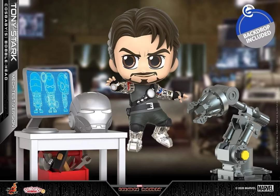 Фигурка Hot Toys Tony Stark (Mech Test Version) Cosbaby COSB756 - купить с  доставкой по выгодным ценам в интернет-магазине OZON (1548790679)