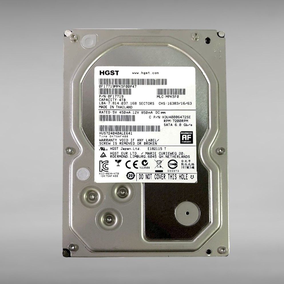 Hitachi4ТБВнутреннийжесткийдискHGST(HUS724040ALE641/ALA640)