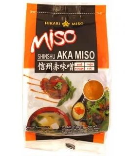 Мисо паста красная Shinshu AKA MISO, Hikari Miso, 400 гр, Япония