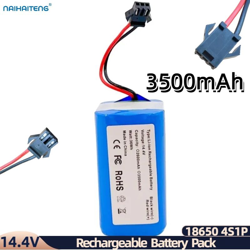 14.4V14.8V2600мАч3500мАч186504S1PЗаряжаемыйлитий-ионныйаккумуляторRoboVac11CongaExcellence990