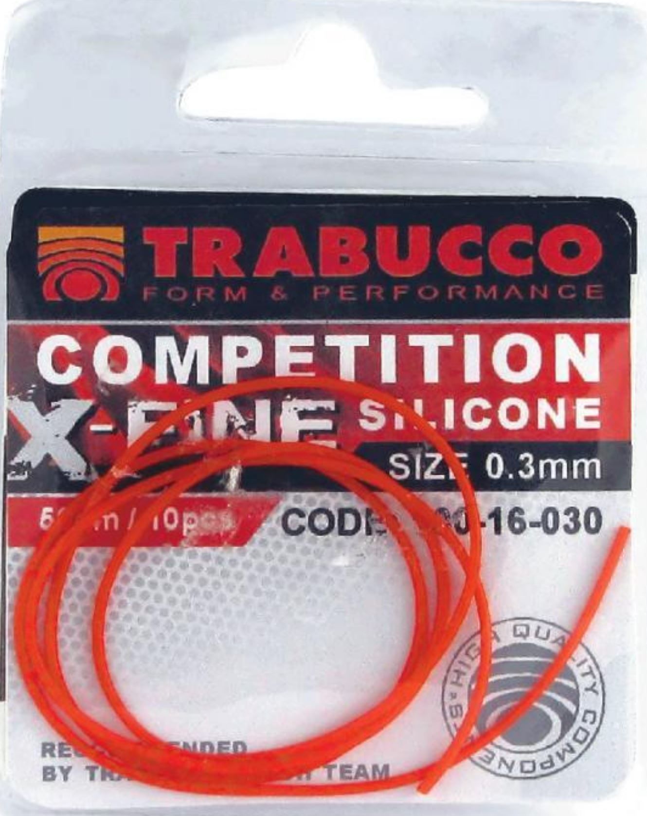 КембриксиликоновыйTRABUCCOCOMPETITIONX-FINESILICONE*0,3mm/50cmRed