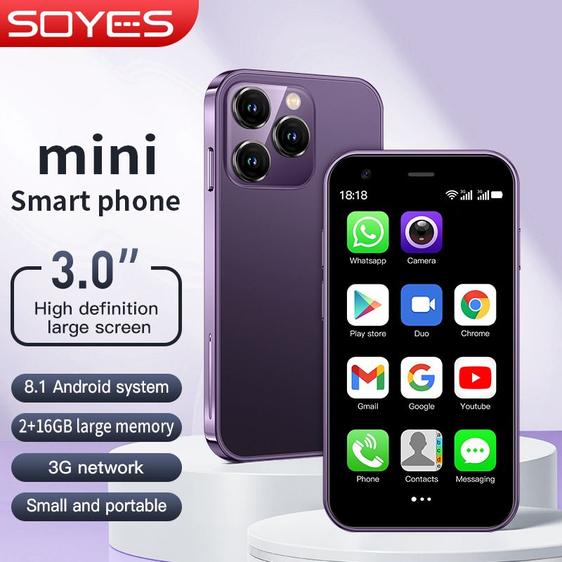 SoyesСмартфонXS15CN2/16ГБ,фиолетовый