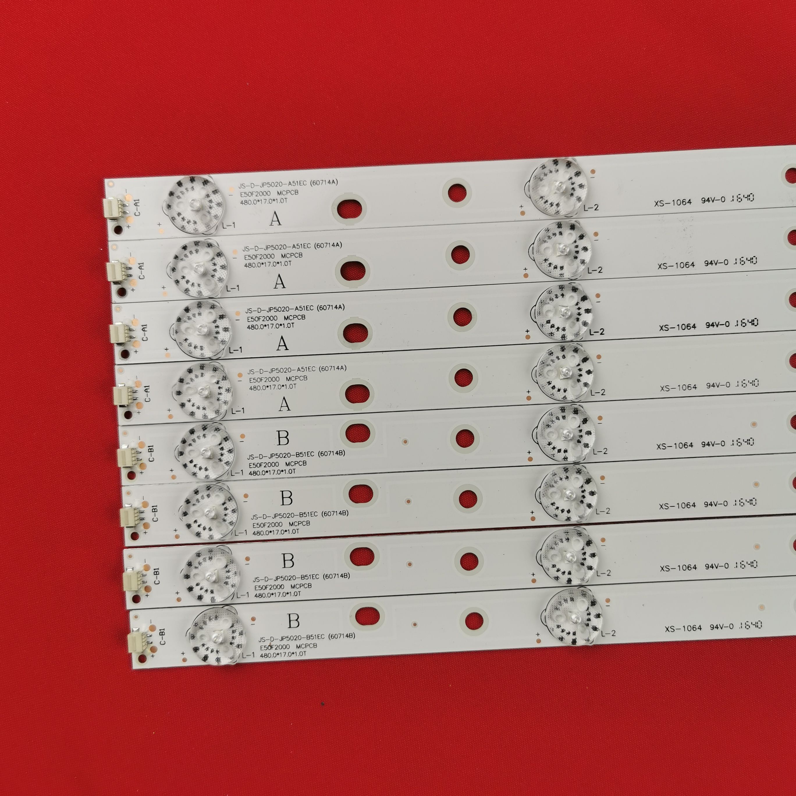 Подсветка для SHIVAKI STV-50LED20W, VEKTA LD-50SF6015BT; JS-D-JP5020-A51EC; JS-D-JP5020-B51EC (60714)