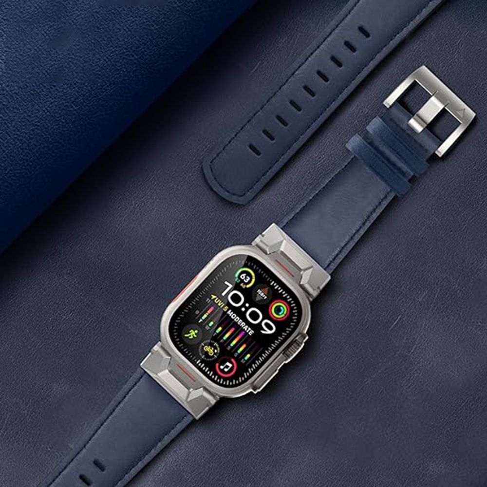 Кожаныйремешок,подходитдляAppleWatch1234567SEUltra2размер42мм44мм45ммUltra49mm