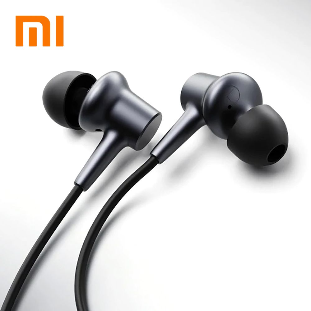 НаушникипроводныеXiaomiMiIn-EarBasicWiredDDQ02WM,черные(BHR7670CN)